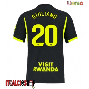 Atletico Madrid Giuliano Simeone #20 Seconda Maglia 2026-27 Manica Corta Atletico Madrid Giuliano Simeone #20 Seconda Maglia 2026-27 Manica Corta